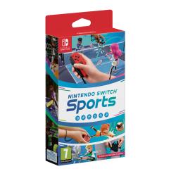 NINTENDO Switch neon-blau/neon-rot Sport Bundle inklusive 12 Monate Nintendo Switch Online und Nintendo Wasserflasche