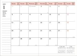 MARK´S 2024/2025 Taschenkalender A6 vertikal, Gradient, Black