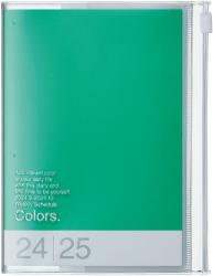 MARK´S 2024/2025 Taschenkalender A6 vertikal, COLORS, Green