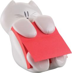 Notes Spender Katze inkl. 1 Block Post-it Super Sticky Z-Notes 