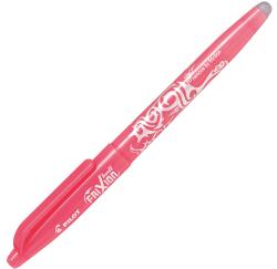 Rosa Stift mit einer glatten Oberfläche. Der Stift hat eine abwischbare Spitze.
