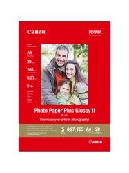 CANON Fotopapier SemGloss/Glossy II Plus A4 20 Blatt