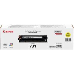 Schachtel mit einem Farbtoner für Laserdrucker. Aufschrift 'Canon Cartridge 731'.