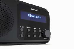 SHARP Digital Radio Tokyo DR-P420 DAB+/DAB/FM Radio Bluetooth portabel schwarz