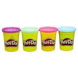 PLAY-DOH Spielknete 4 Stück verschiedene Farben