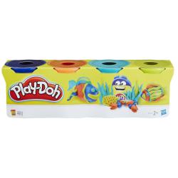PLAY-DOH Spielknete 4 Stück verschiedene Farben