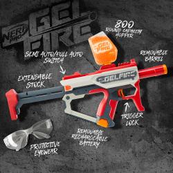 HASBRO Gelblaster Nerf Pro Gelfire Mythic inklusive 1600 Polymer-Projektile bunt