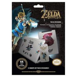 Sticker-Set Legend of Zelda 44 Aufkleber bunt