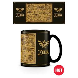 Tasse Zelda mit Thermo-Effekt 300 ml schwarz 