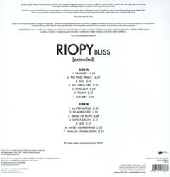 Riopy: Bliss, 1 Schallplatte (Extended Edition)