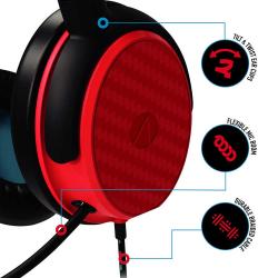 Gaming-Headset Stealth C6-100 blau/rot