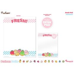 Notizblock Pusheen Fruits Stationary Collection 52 Seiten bunt