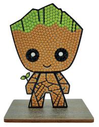 Bastelset mit einem Charakter aus Guardians of the Galaxy. Enthält Werkzeuge für Diamantmalerei.
