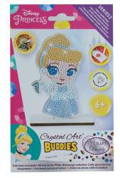 Bastelset mit einer Figur von Cinderella aus bunten Kristallen. Geeignet für Kinder ab 6 Jahren.