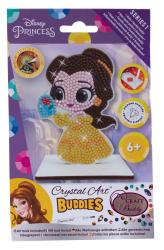 Bastelset mit einem Disney-Prinzessinnen-Motiv. Enthält bunte Diamanten für kreatives Gestalten.