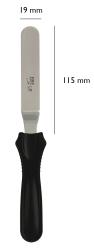 Mini Streichheber 23 cm silber/schwarz