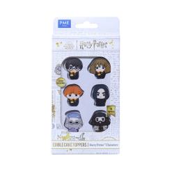 Sechs essbare Tortendekorationen im Harry Potter Design. Figuren von bekannten Charakteren.