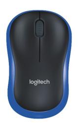 LOGITECH Maus M185 blau