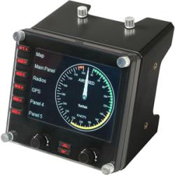 LOGITECH® G Saitek Pro Flight Instrument Panel schwarz