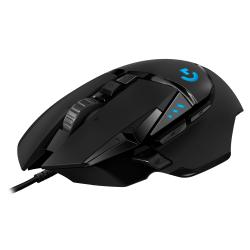 Logitech Gaming Maus G502 hero schwarz