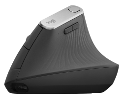 Logitech Maus MC Vertical grau