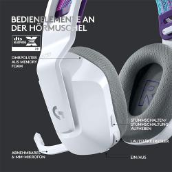 Logitech Gaming Headset Wireless G733 Weiß