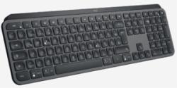 Logitech Tastatur MX keys mini central grau