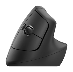 Logitech Maus Lift Ergo Maus links grau/schwarz