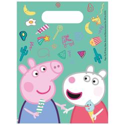 Partytüten Peppa Pig 6 Stück bunt