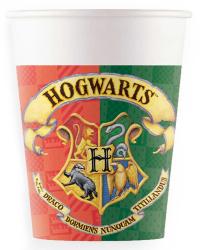 WIZARDING WORLD Pappbecher Harry Potter Hogwarts 200 ml 8 Stück bunt 