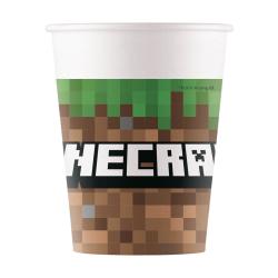 Becher Minecraft 200 ml 8 Stück bunt