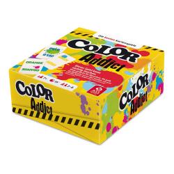 Spielverpackung für Color Addict. Bunte Farben und Karten mit Farbnamen.