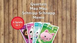 SHUFFLE Gabby's Dollhouse 4-in-1 Quartett