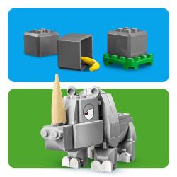 LEGO® Super Mario Rambi das Rhino Erweiterungsset 106 Teile 71420