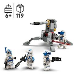 LEGO® Star Wars 501st Clone Troopers Battle Pack Set mit Fahrzeugen und Figuren 119 Teile 75345 