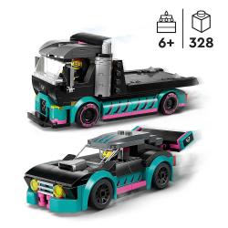 LEGO® City Autotransporter mit Rennwagen 328 Teile 60406