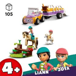 LEGO® Friends Pferde- und Pony-Anhänger 105 Teile 42634