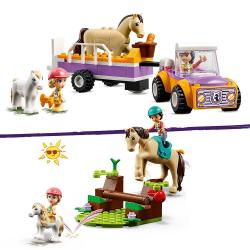 LEGO® Friends Pferde- und Pony-Anhänger 105 Teile 42634