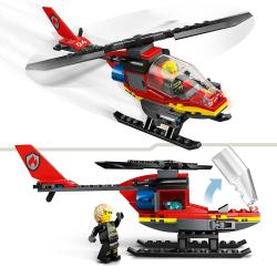 LEGO® City Feuerwehrhubschrauber 85 Teile 60411