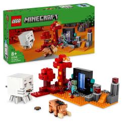 LEGO® MINECRAFT Hinterhalt am Netherportal 352 Teile 21255