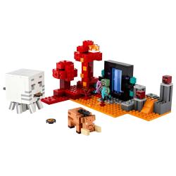 LEGO® MINECRAFT Hinterhalt am Netherportal 352 Teile 21255