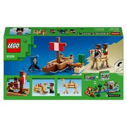 LEGO® Minecraft Die Piratenschiffreise 166 Teile 21259