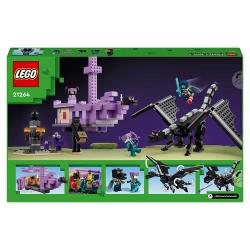 LEGO® Minecraft Der Enderdrache und das Endschiff 657 Teile 21264