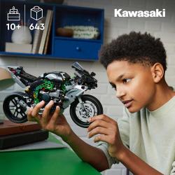 LEGO® TECHNIC Kawasaki Ninja H2R Motorrad 643 Teile 42170