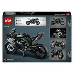 LEGO® TECHNIC Kawasaki Ninja H2R Motorrad 643 Teile 42170