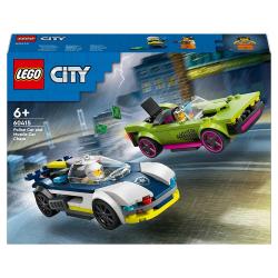 LEGO® City Verfolgungsjagd mit Polizeiauto und Muscle Car 213 Teile 60415 