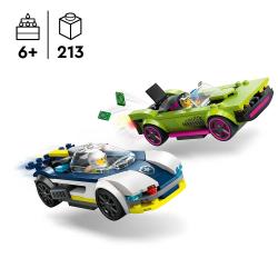 LEGO® City Verfolgungsjagd mit Polizeiauto und Muscle Car 213 Teile 60415 