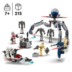 LEGO® STAR WARS Clone Trooper & Battle Droid Battle Pack 215 Teile 75372