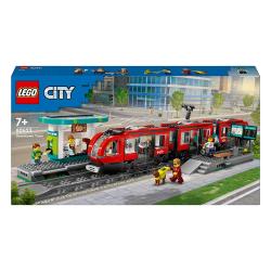 LEGO® CITY Straßenbahn mit Haltestelle 811 Teile 60423