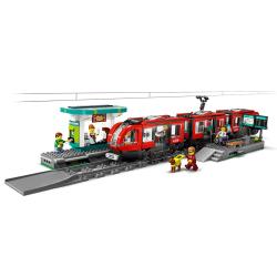 LEGO® CITY Straßenbahn mit Haltestelle 811 Teile 60423